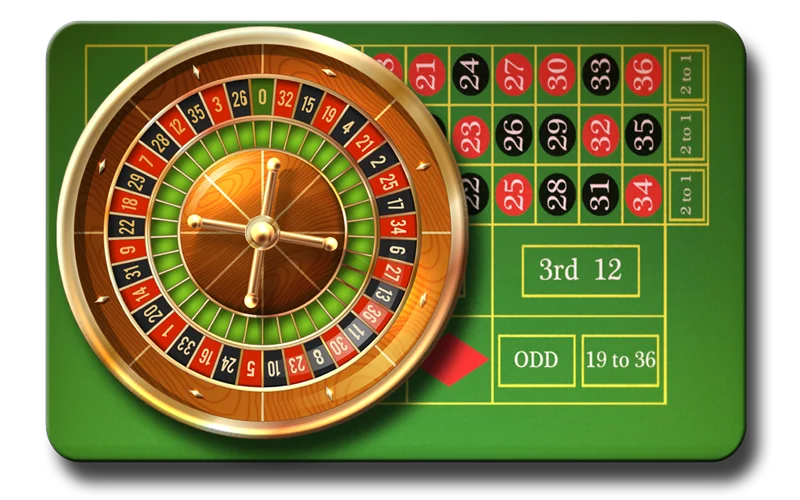 轮盘赌投注区域示意图